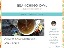 Tablet Screenshot of branchingowl.com